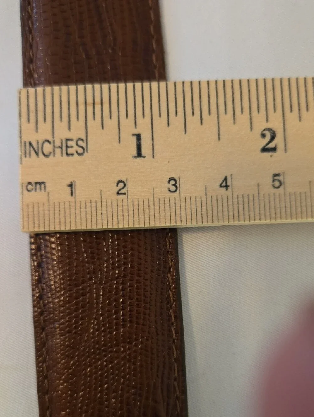 Zoom Brown Leather Belt with Engraved Silver Buckle